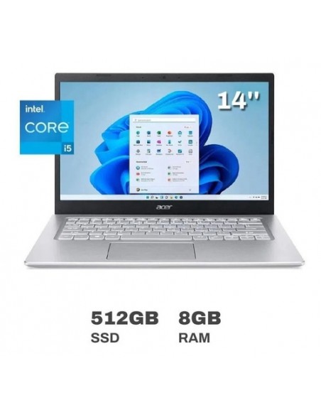 806786-MLU54977709537_042023,Notebook I5 Acer Sf314-511-579k 8gb 512gb 14 W10h Sdi